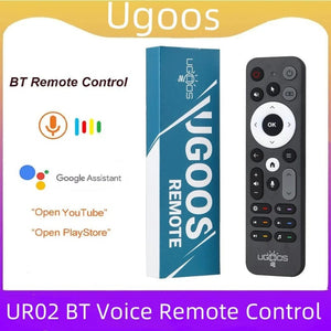 Planet Gates UGOOS UR02 BT Remote Control Voice Control Replacement for Ugoos TOX1 TOX3 TOX4 AM8 PRO AM6B PLUS X4 X4Q Cube Pro Extra TV Box