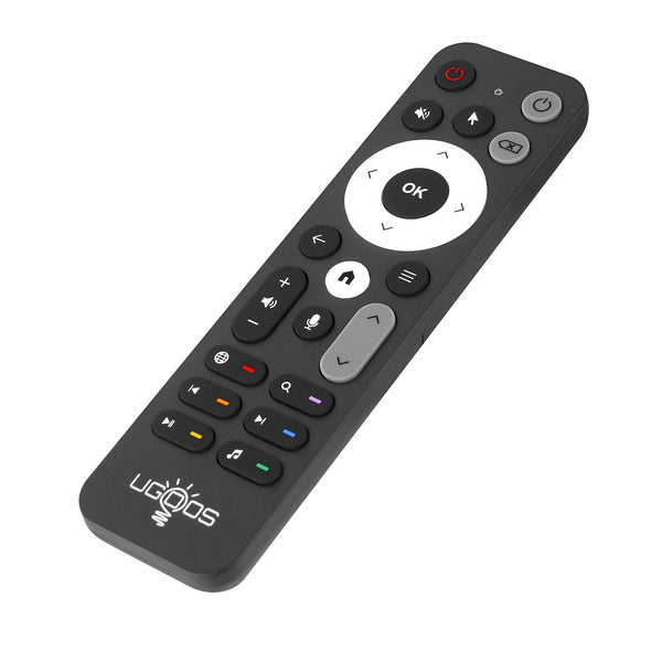 Planet Gates UGOOS UR02 BT Remote Control Voice Control Replacement for Ugoos TOX1 TOX3 TOX4 AM8 PRO AM6B PLUS X4 X4Q Cube Pro Extra TV Box