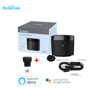 Planet Gates UK RM4 mini Add HTS2 BroadLink RM4 Pro RM4 mini HTS2 Temp and Humidity Sensor  Version Wireless Universal Remote Hub with Smart Home Solution