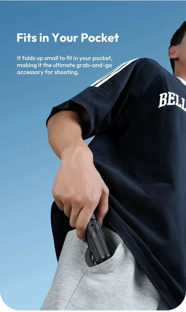 Planet Gates Ulanzi JJ03 Magnetic Selfie Stick Phone Tripod For iPhone 16 15 14 13 12 Pro Max Magsafe Smartphone Wireless Grip Desktop Stand