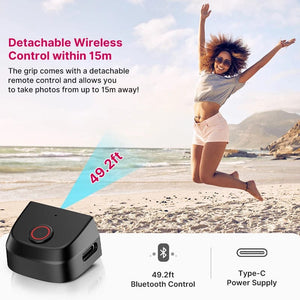 Planet Gates Ulanzi MA35 MagSafe Bluetooth Shutter Smartphone Camera Handle Grip Selfie Stablizer Vertical Horizontal Shooting for Phone