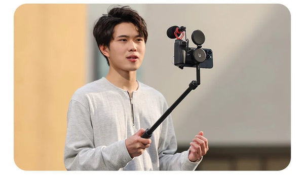 Planet Gates Ulanzi MA35 MagSafe Bluetooth Shutter Smartphone Camera Handle Grip Selfie Stablizer Vertical Horizontal Shooting for Phone