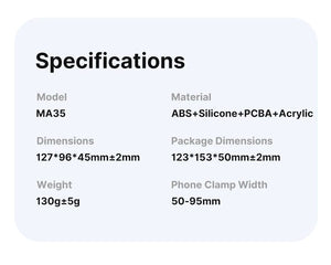 Planet Gates Ulanzi MA35 MagSafe Bluetooth Shutter Smartphone Camera Handle Grip Selfie Stablizer Vertical Horizontal Shooting for Phone