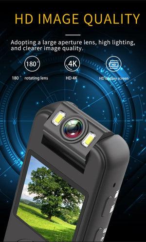 Planet Gates Ultra HD 4K Mini Camera WiFi Portable Small Digital Video Recorder Police BodyCam Infrared Night Vision Miniature Camcorder