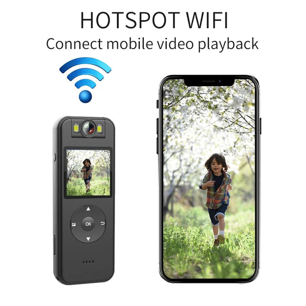 Planet Gates Ultra HD 4K Mini Camera WiFi Portable Small Digital Video Recorder Police BodyCam Infrared Night Vision Miniature Camcorder