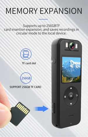 Planet Gates Ultra HD 4K Mini Camera WiFi Portable Small Digital Video Recorder Police BodyCam Infrared Night Vision Miniature Camcorder