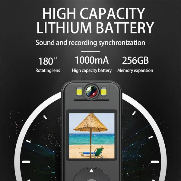 Planet Gates Ultra HD 4K Mini Camera WiFi Portable Small Digital Video Recorder Police BodyCam Infrared Night Vision Miniature Camcorder