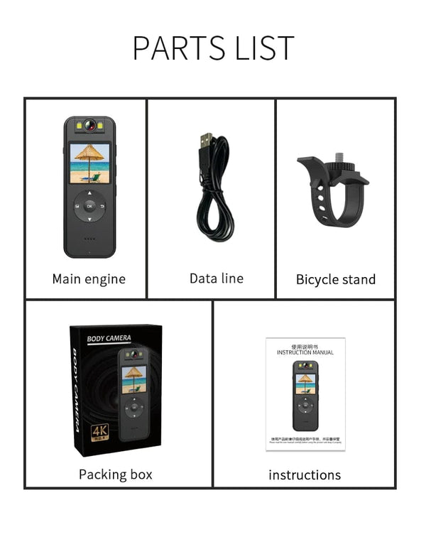 Planet Gates Ultra HD 4K Mini Camera WiFi Portable Small Digital Video Recorder Police BodyCam Infrared Night Vision Miniature Camcorder