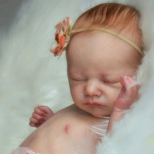 Planet Gates Unfinished Doll Kit 17 Inch Unpainted Vinyl Reborn Doll Charlotte Mold Parts Newborn Doll Kit Unassembled Doll Accessories With Cloth Body
