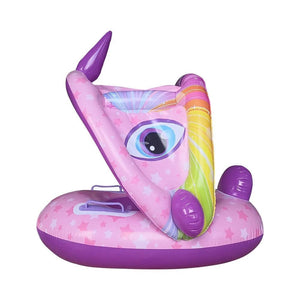 Planet Gates Unicorn Big Inflatable Baby Swimming Rings Seat Floating Sun Shade Toddler Swim Circle Fun Pool Bathtub Beach Party Summer Water Toys