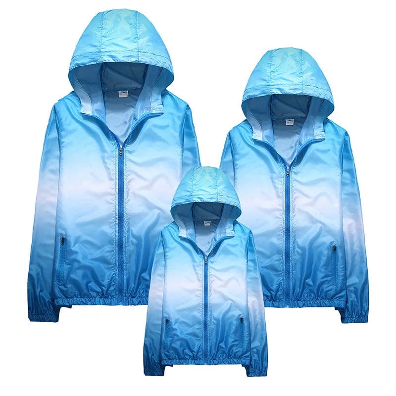 Planet Gates Unisex Sommer Lett Solbeskyttelsesjakke Anti-UV Hurtigtørkende Sports Vindjakke Løping Sykkeljakke Solkrem Vindtett