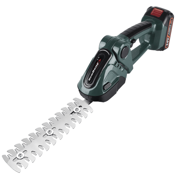 Planet Gates United States / Green-NO Battery NEWBENY 2 IN 1 Handheld Electric Hedge Trimmer Garden Tool 24V Cordless Rechargeable Household Shrub Weeding Pruning Lawn Mower