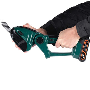 Planet Gates United States / Green-NO Battery NEWBENY 2 IN 1 Handheld Electric Hedge Trimmer Garden Tool 24V Cordless Rechargeable Household Shrub Weeding Pruning Lawn Mower