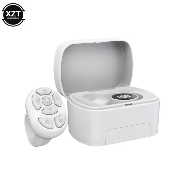 Planet Gates Universal 2-in-1 ring finger with bin remote control Bluetooth-Compatible page turner Finger video memory for iPhone Android