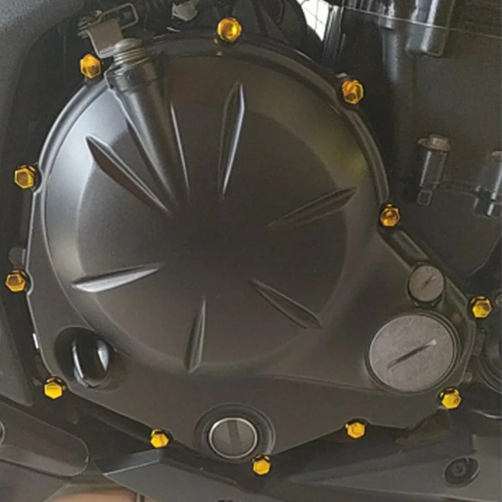 Planet Gates Universal 30PCS motorcycle modeling plating nut decorative screw cap For Yamaha FZ1 FAZER FZ6 FZ6R FZ8 XJ6 MT01 MT03 MT-07 MT-09