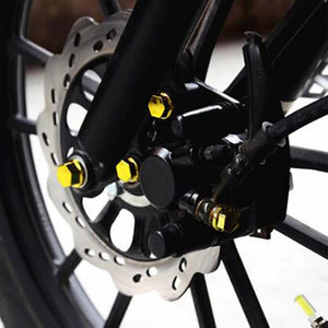 Planet Gates Universal 30PCS motorcycle modeling plating nut decorative screw cap For Yamaha FZ1 FAZER FZ6 FZ6R FZ8 XJ6 MT01 MT03 MT-07 MT-09