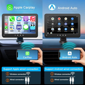 Planet Gates Universal 7 Inch Car Radio Multimedia Video Player Wireless Carplay Android Auto Touch Screen Bluetooth Car Intelligent Systems