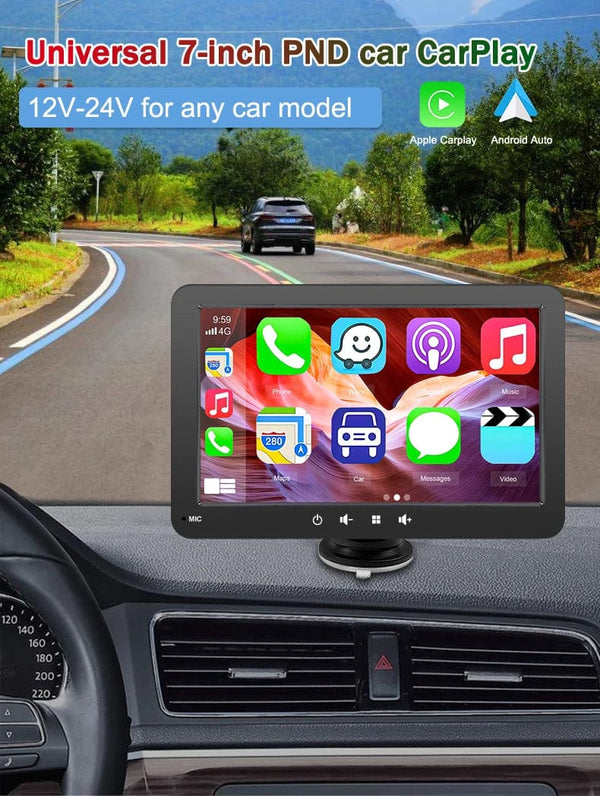 Planet Gates Universal 7 Inch Car Radio Multimedia Video Player Wireless Carplay Android Auto Touch Screen Bluetooth Car Intelligent Systems