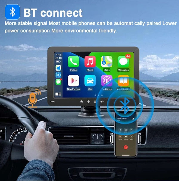 Planet Gates Universal 7 Inch Car Radio Multimedia Video Player Wireless Carplay Android Auto Touch Screen Bluetooth Car Intelligent Systems