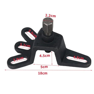 Planet Gates Universal Brake Drum Puller Tool 4 Hole Wheel Hub Puller Repair Tool Handheld for Motorcylce Accessories for Tricycle Motorbike
