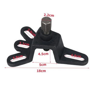 Planet Gates Universal Brake Drum Puller Tool 4 Hole Wheel Hub Puller Repair Tool Handheld for Motorcylce Accessories for Tricycle Motorbike