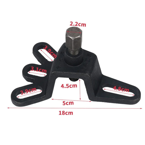 Planet Gates Universal Brake Drum Puller Tool 4 Hole Wheel Hub Puller Repair Tool Handheld for Motorcylce Accessories for Tricycle Motorbike