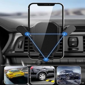 Planet Gates Universal Car Phone Holder Gravity Mobile Stand GPS Support Auto Air Vent Mount for IPhone 14 13 12 11 Pro Max Xr Xiaomi Samsung