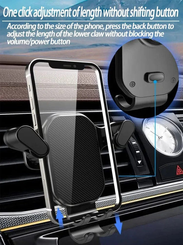 Planet Gates Universal Car Phone Holder Gravity Mobile Stand GPS Support Auto Air Vent Mount for IPhone 14 13 12 11 Pro Max Xr Xiaomi Samsung