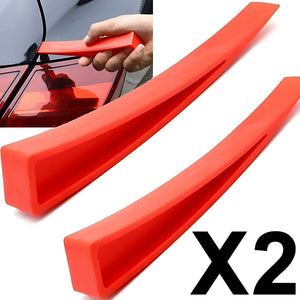 Planet Gates Universal Crowbar Enlarger Car Door Wheel Recess Auto Body Window Wedge Remove Tool Car Dent Plastic Red Repair Hand Tools