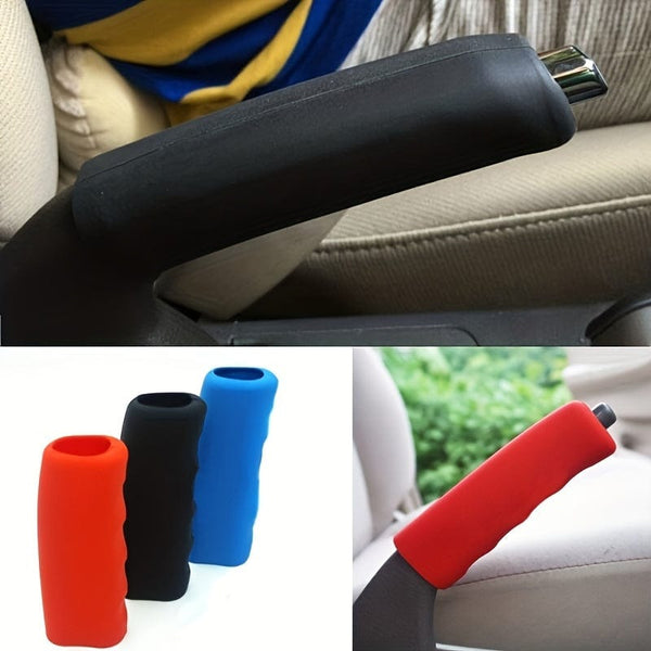 Planet Gates Universal Hood Car Anti-Slip Hand Brake Handle Cover - Brighten Up Your Car with Colorful Silicone Accessories!
