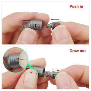 Planet Gates Universal Keychain With Locking Buckle Titanium Alloy Car Key Chain Buckle Outdoor EDC Tool