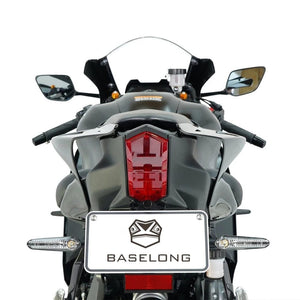 Planet Gates Universal Motorcycle License Plate Holder Parts Extend Tail Reflector Motor Fender Eliminator Accessories For DUCATI For BMW