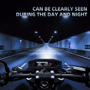 Planet Gates Universal Motorcycle Meter Speedometer LED Digital Dashboard 12000RPM Gauge Tachometer Panel Motor Odometer Display Y Bracket