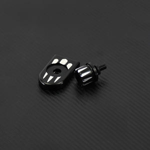 Planet Gates Universal Motorcycle Rear Fender Seat Bolt Screw Nut Tab Kit Mount Knob Cover For Harley Dyna Sportster XL Touring FLHR Softail