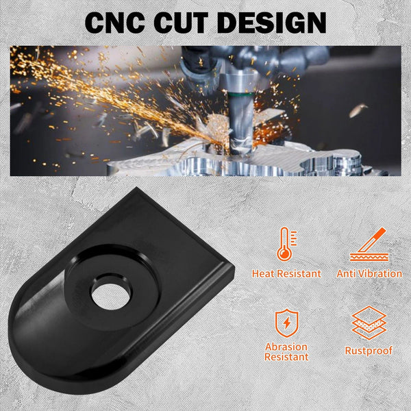 Planet Gates Universal Motorcycle Rear Fender Seat Bolt Screw Nut Tab Kit Mount Knob Cover For Harley Dyna Sportster XL Touring FLHR Softail