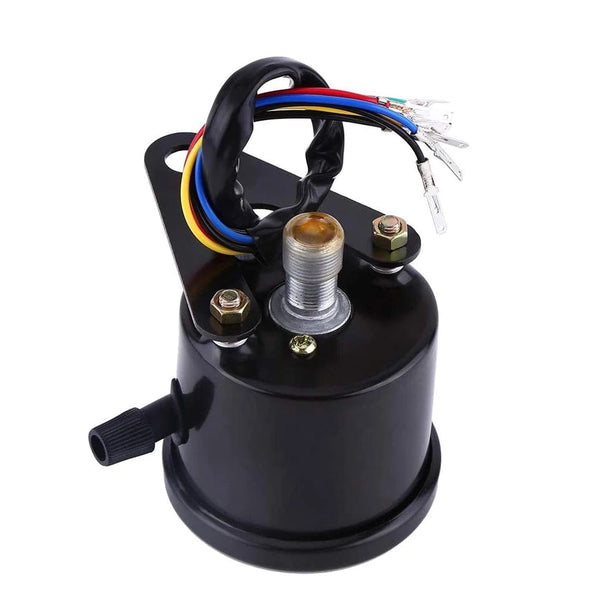 Planet Gates Universal Motorcycle Speedometer Odometer Gauge for Cafe Racer Motorbike with LED Signal Light Backlight Indicator