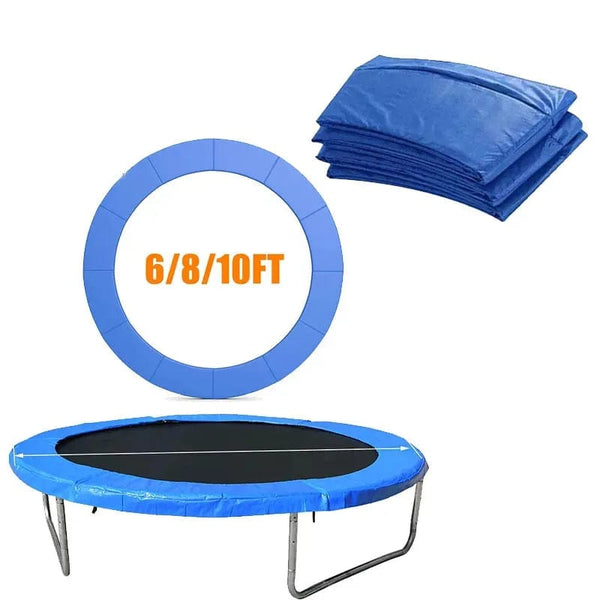 Planet Gates Universal Replacement Trampoline Safety Pad Mat Waterproof Trampoline Accessories Spring Protection Cover Fits 6ft 8ft 10ft