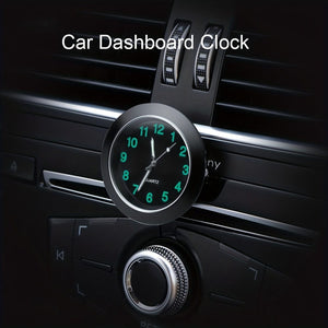 Planet Gates Universal Round Car Clock Stick On Electronic Watch Dashboard Decoration For Cars Car Accessary
