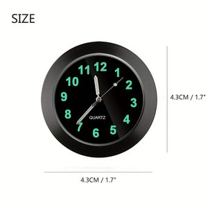 Planet Gates Universal Round Car Clock Stick On Electronic Watch Dashboard Decoration For Cars Car Accessary