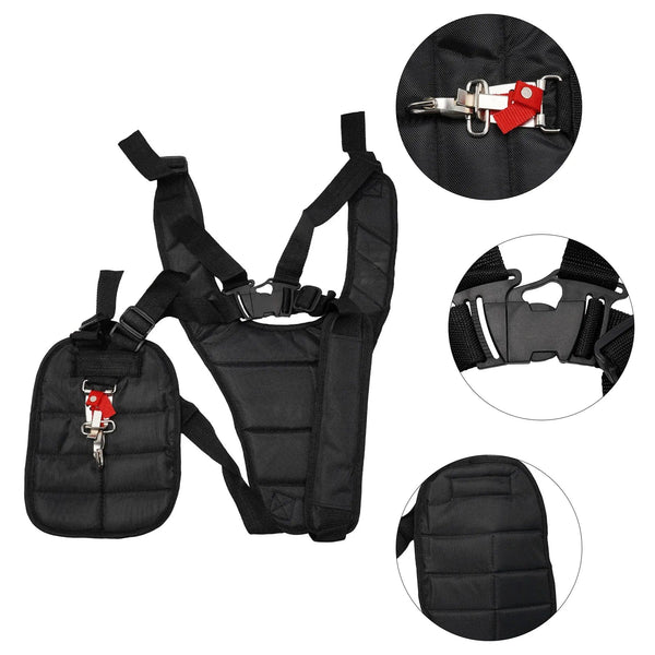 Planet Gates Universal Strimmer Double Shoulder Strap Harness Strap For Brushcutter Grass Trimmer Adjustable Lawn Mower Band Garden Tool