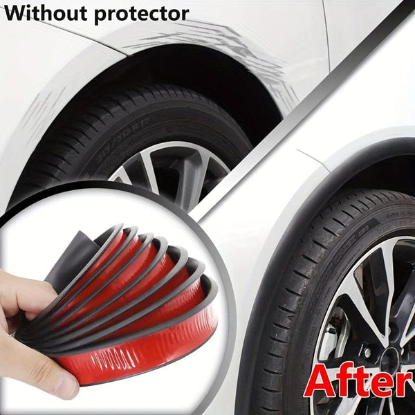 Planet Gates Universal Styling Car Wheel Eyebrow Lip Protection, Wheel Arch Anti-scratch Strip, Fender Piece Anti-collision Decorative Strip