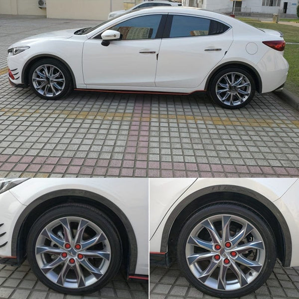Planet Gates Universal Styling Car Wheel Eyebrow Lip Protection, Wheel Arch Anti-scratch Strip, Fender Piece Anti-collision Decorative Strip