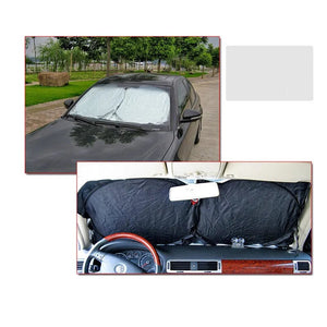 Planet Gates Universal UV Protection Shield  Front Rear Car Window Car SunShade Anti Snow Ice Sunshade Sun Shade Visor Windshield Cover Auto