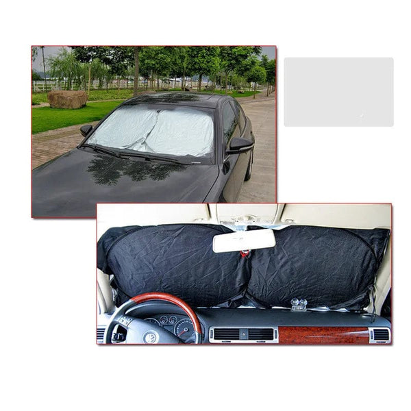 Planet Gates Universal UV Protection Shield  Front Rear Car Window Car SunShade Anti Snow Ice Sunshade Sun Shade Visor Windshield Cover Auto