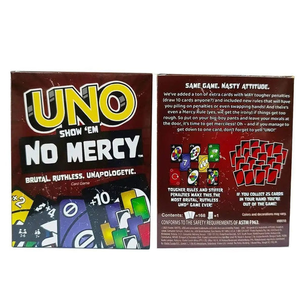 Planet Gates Uno-No mercy New UNO No Mercy Matching Uno Card Game Dragon Ball Z Multiplayer Family Party Boardgame Funny Friends Entertainment Poker