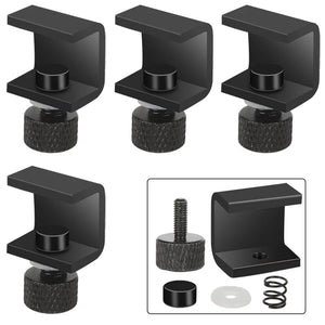 Planet Gates Upgrade Black 4pcs 3DSWAY 3D Printer Parts Platform Clamp Glass Aluminum Plate Ultimaker UM Hotbed Fixing Clip Build Heated Bed Retainer 4pcs 8pcs