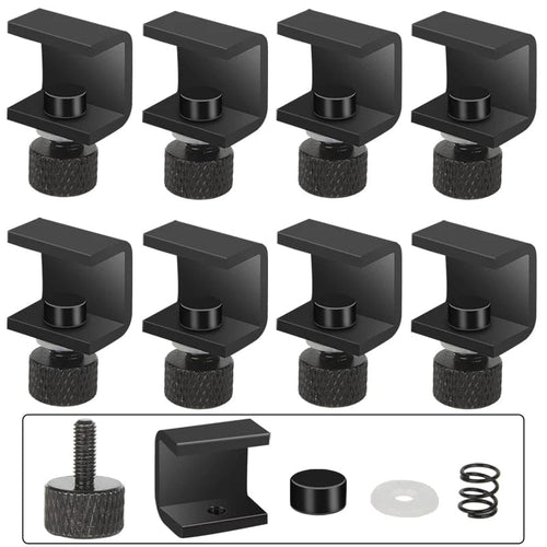 Planet Gates Upgrade Black 8pcs 3DSWAY 3D Printer Parts Platform Clamp Glass Aluminum Plate Ultimaker UM Hotbed Fixing Clip Build Heated Bed Retainer 4pcs 8pcs