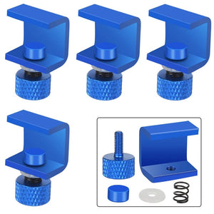 Planet Gates Upgrade Blue 4pcs 3DSWAY 3D Printer Parts Platform Clamp Glass Aluminum Plate Ultimaker UM Hotbed Fixing Clip Build Heated Bed Retainer 4pcs 8pcs