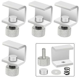 Planet Gates Upgrade Silver 4pcs 3DSWAY 3D Printer Parts Platform Clamp Glass Aluminum Plate Ultimaker UM Hotbed Fixing Clip Build Heated Bed Retainer 4pcs 8pcs
