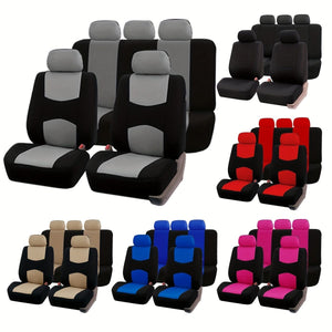 Planet Gates Upgrade Your Car Interior With A Universal Fit 5-Seat Polyester Car Seat Cover Set